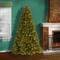7.5 ft. Pre-lit Hinged North Valley Spruce Medium Artificial Christmas Tree, Clear Lights